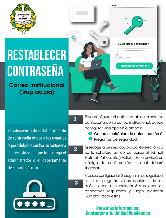 Restablce contraseña de correo